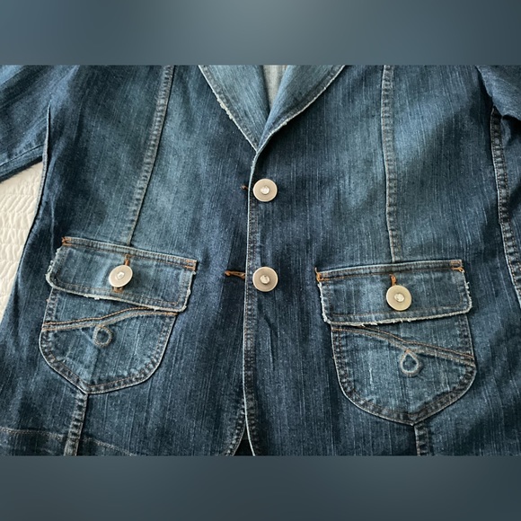 A.E. SPORT & CO. JEANS, CASUAL WEAR DEMIM JACKET, SIZE: 14 - Picture 5 of 12